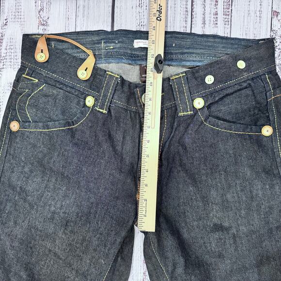 True Religion Limited Edition 20-861 Jeans 34 Dark Indigo Button Fly Classic Fit - Picture 6 of 9